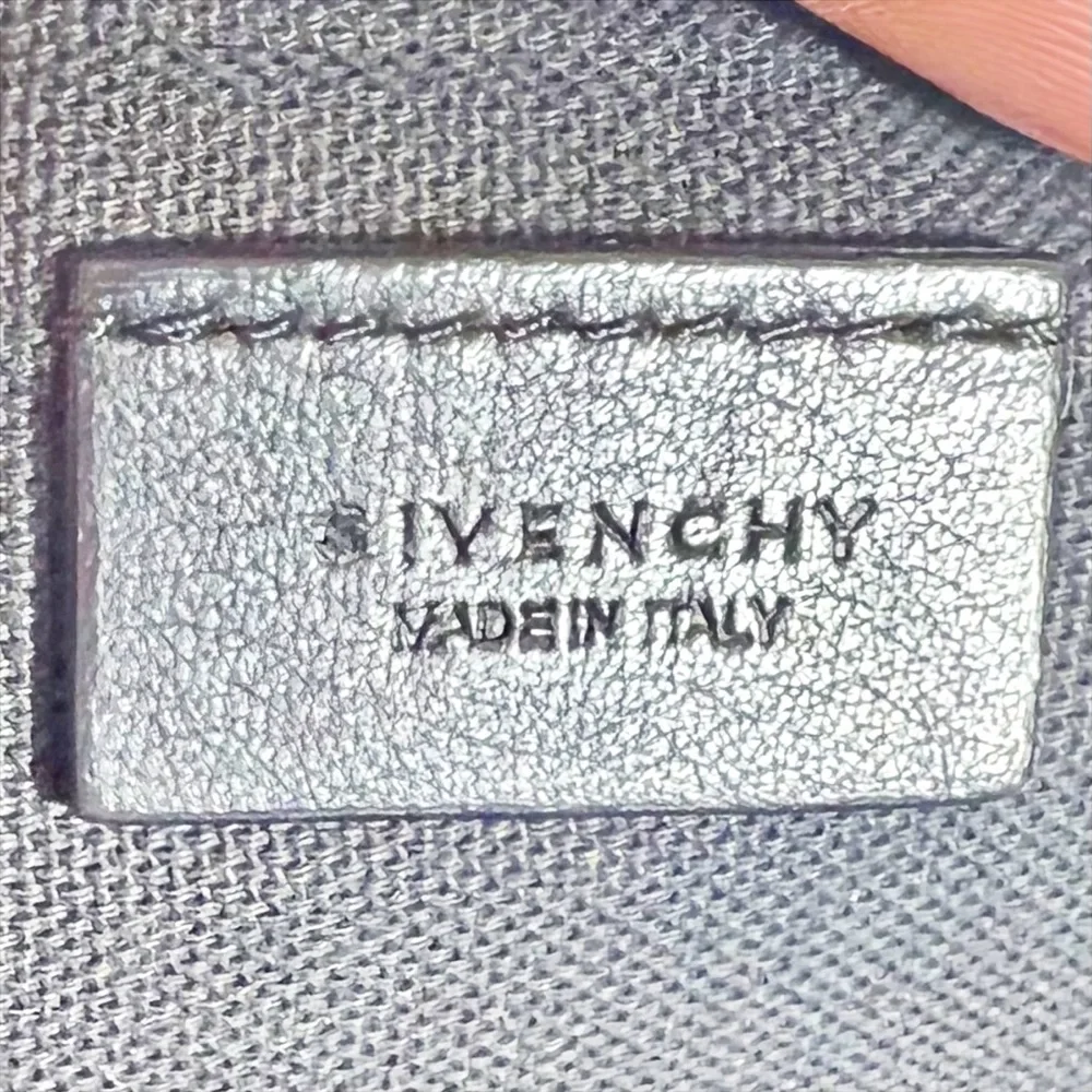 Givenchy Large Antigonia Leather Floral Pouch/Clutch